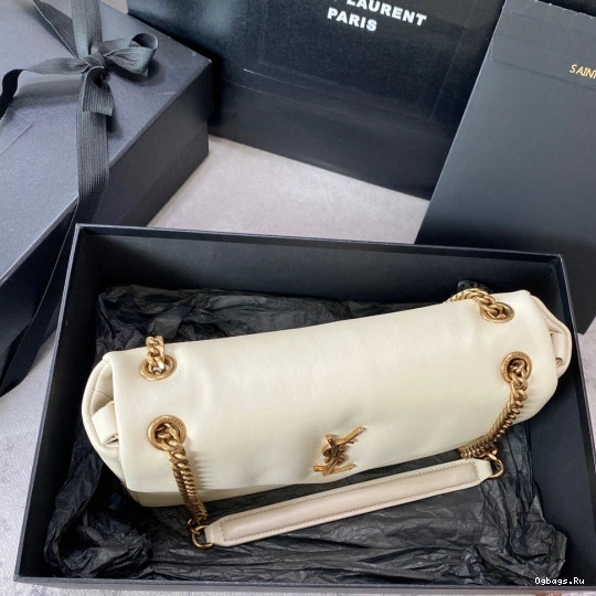 PLUNGED YSL LAMBSKIN IN CALYPSO 0819
